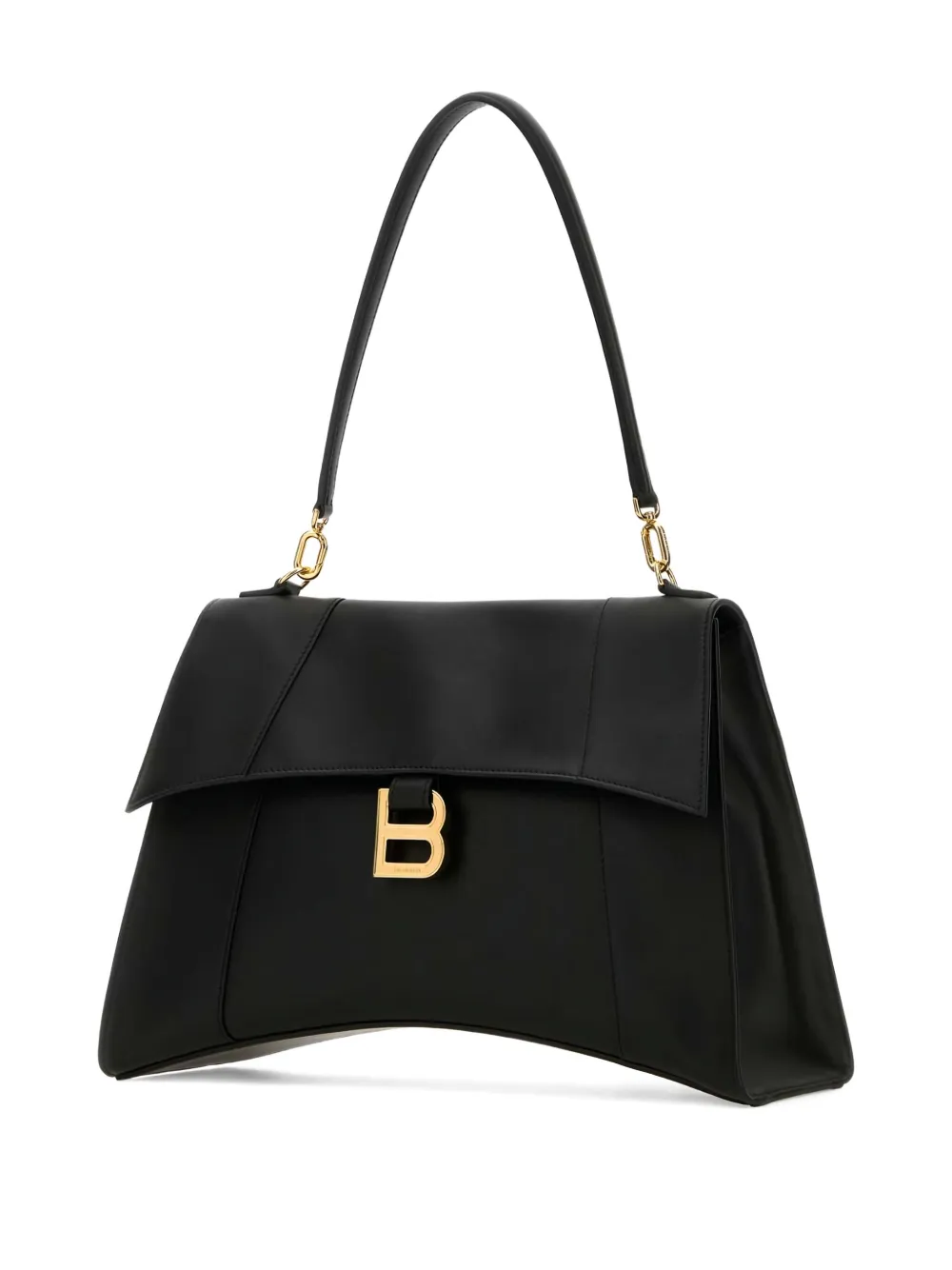 Balenciaga Hourglass Soft medium schoudertas - Zwart