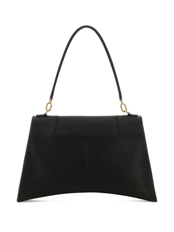 【BALENCIAGA】HOURGLASS SHOULDER BAG Balenciaga Medium Hourglass Soft Shoulder Bag | Black | FARFETCH