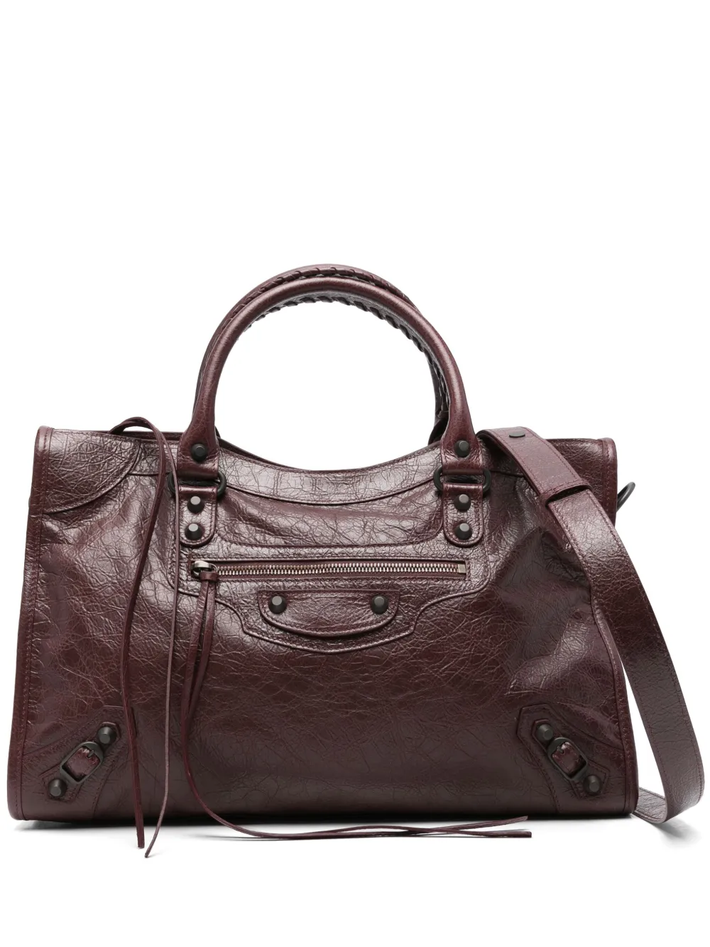 Balenciaga Le Pliage City medium shopper Rood