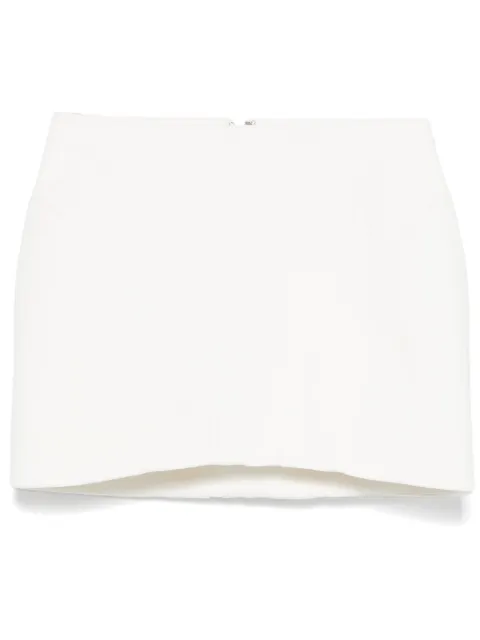 Mugler stitch-detailed mini skirt