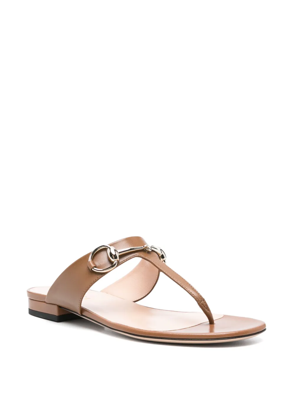 Gucci Horsebit sandalen - Bruin