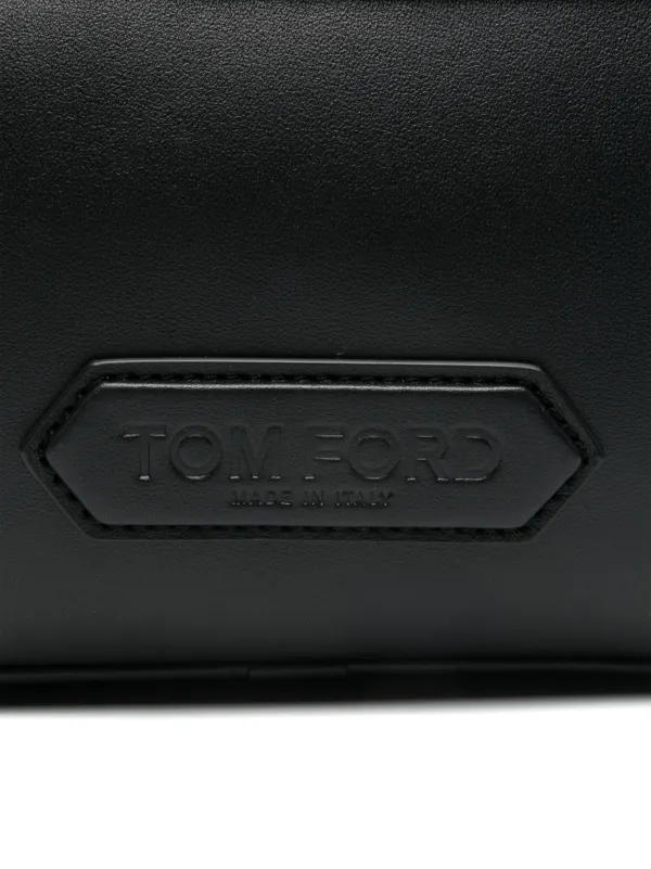 TOM FORD レザーメッセンジャーバッグ | ブラック | FARFETCH JP