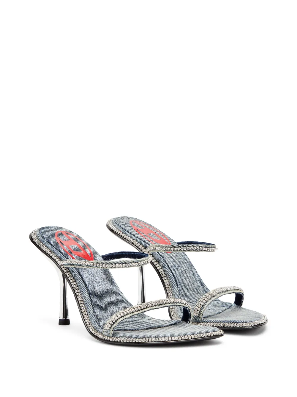 Diesel D-Havanna mules Silver