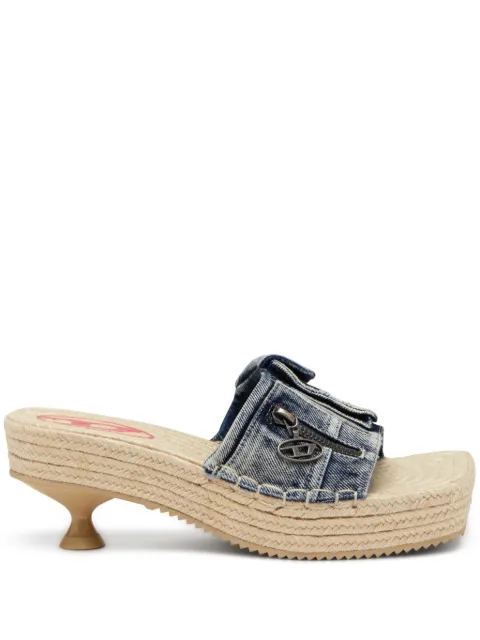 Diesel mules D-Ibiza con tacón 40mm
