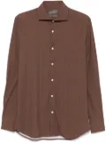 Dell'oglio graphic print shirt - Brown
