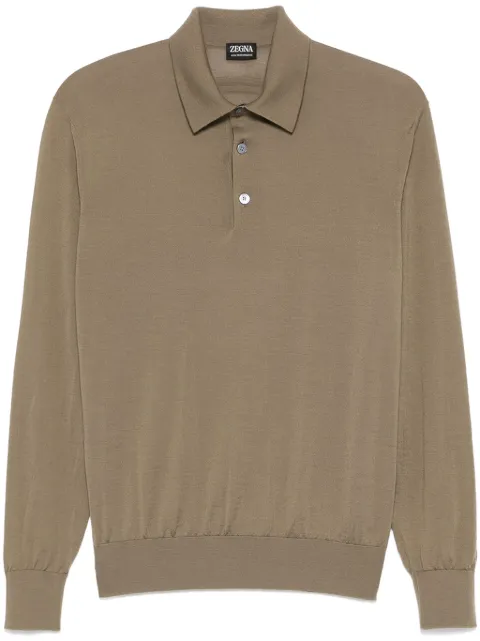 Zegna wool polo shirt