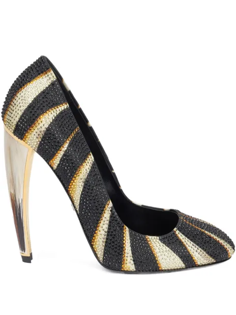 Roberto Cavalli zapatillas con motivo de rayas