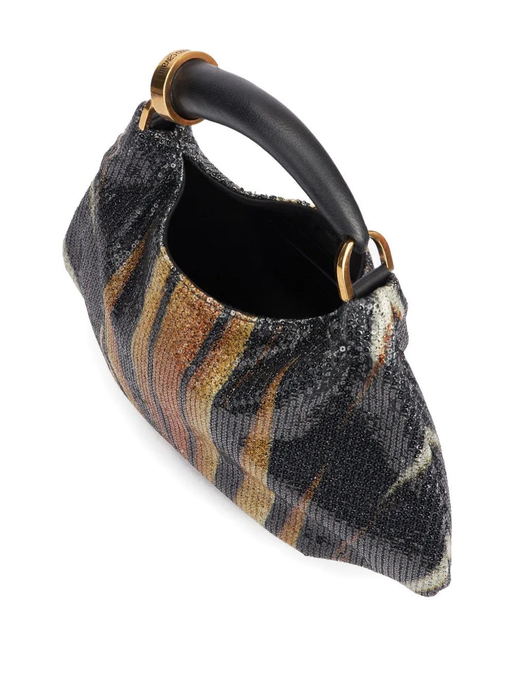 ROBERTO CAVALLI SEQUIN-EMBELLISHED SHOULDER BAG 