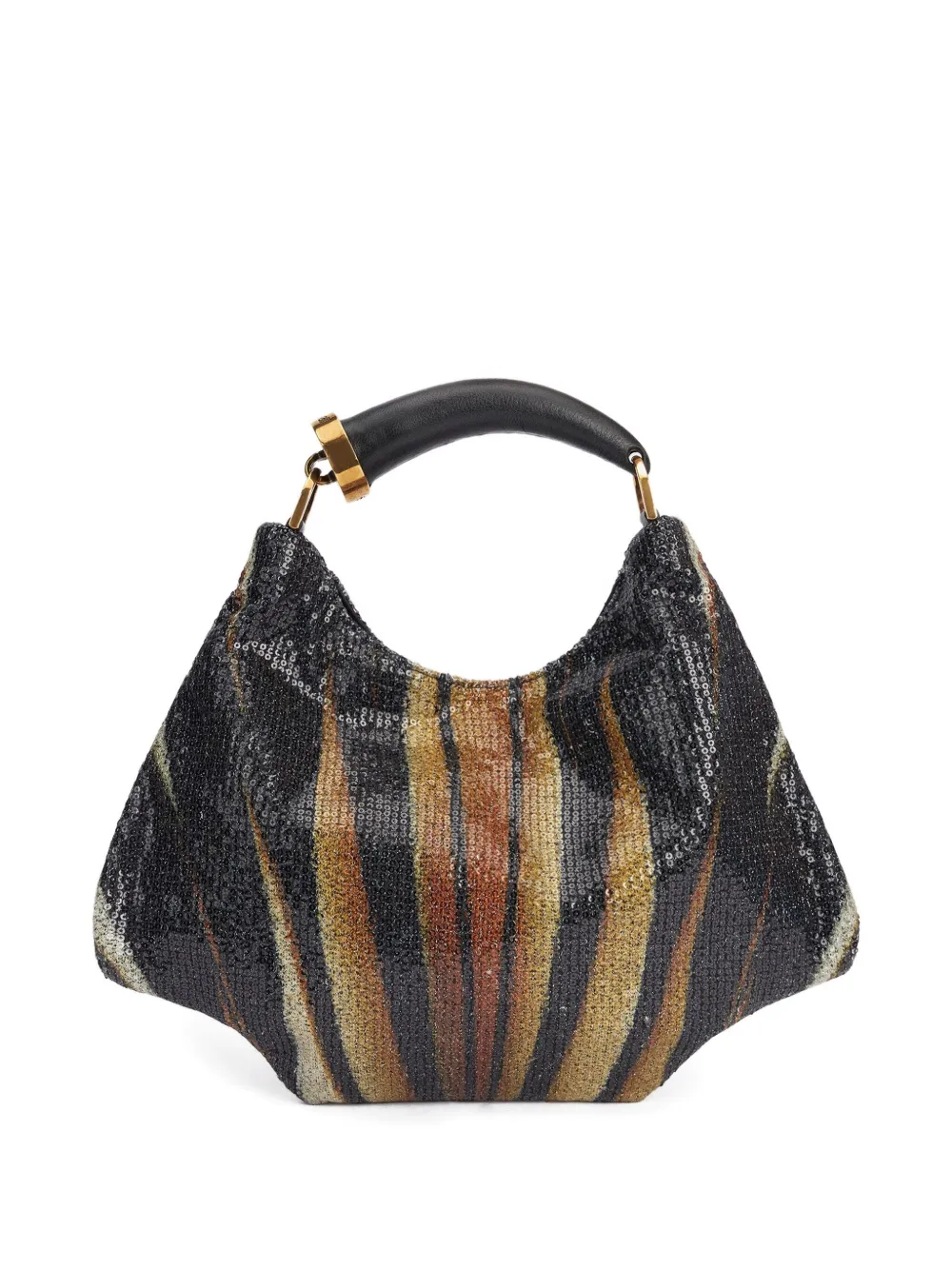 ROBERTO CAVALLI SEQUIN-EMBELLISHED SHOULDER BAG 