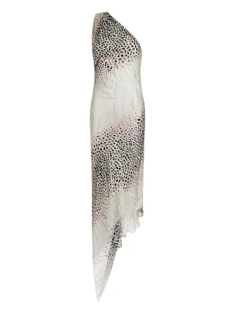 Roberto Cavalli one-shoulder asymmetric dress