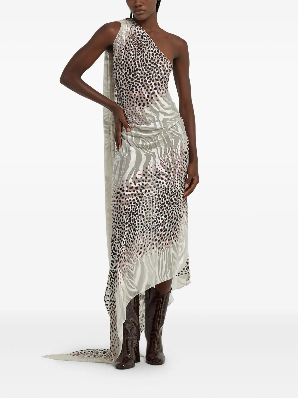 Roberto Cavalli one-shoulder asymmetric dress | Cocktail & Party Dresses | Image 2