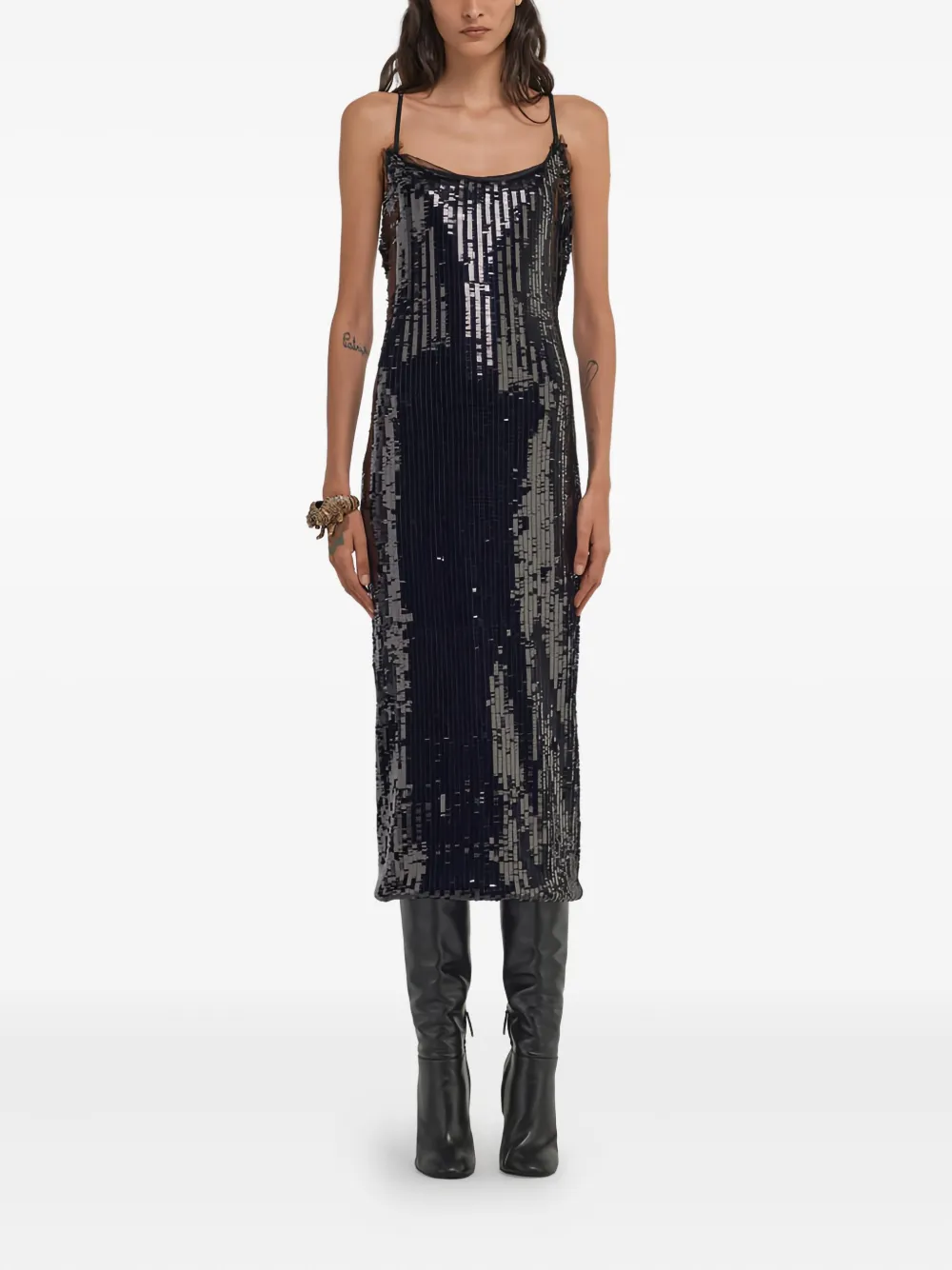 Roberto Cavalli sequin-embellished cross-back dress | Cocktail & Party Dresses | Image 2