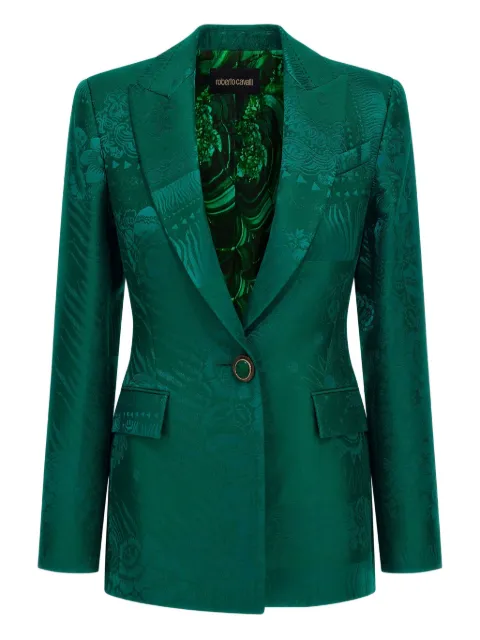 Roberto Cavalli patterned-jacquard blazer