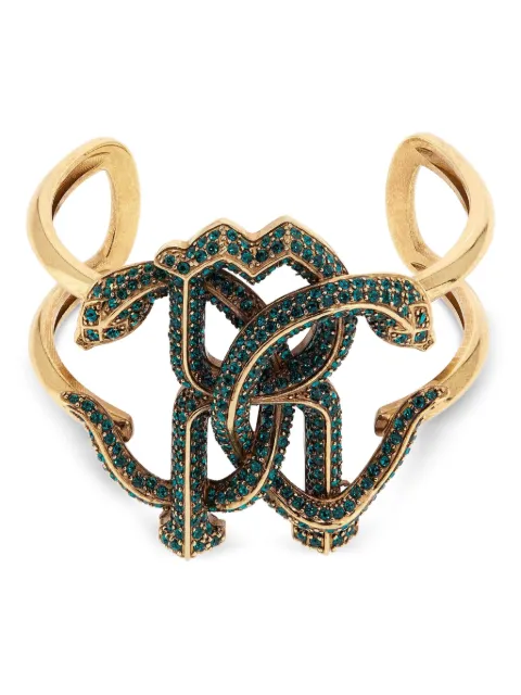 Roberto Cavalli Bracciale con placca logo