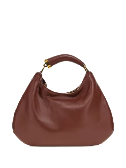 Roberto Cavalli leather top-handle shoulder bag
