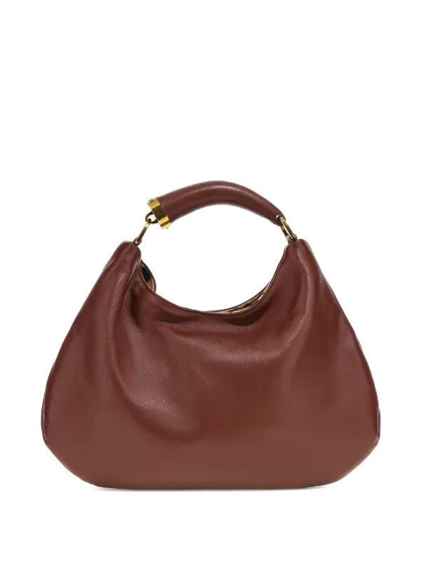 Roberto Cavalli Leather top-handle Shoulder Bag Brown
