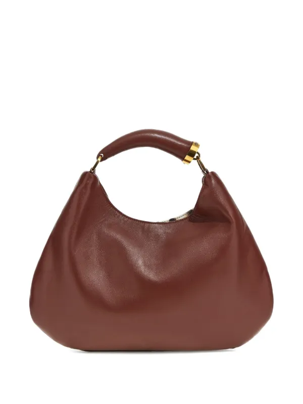 Roberto Cavalli Leather top-handle Shoulder Bag Brown FARFETCH JO