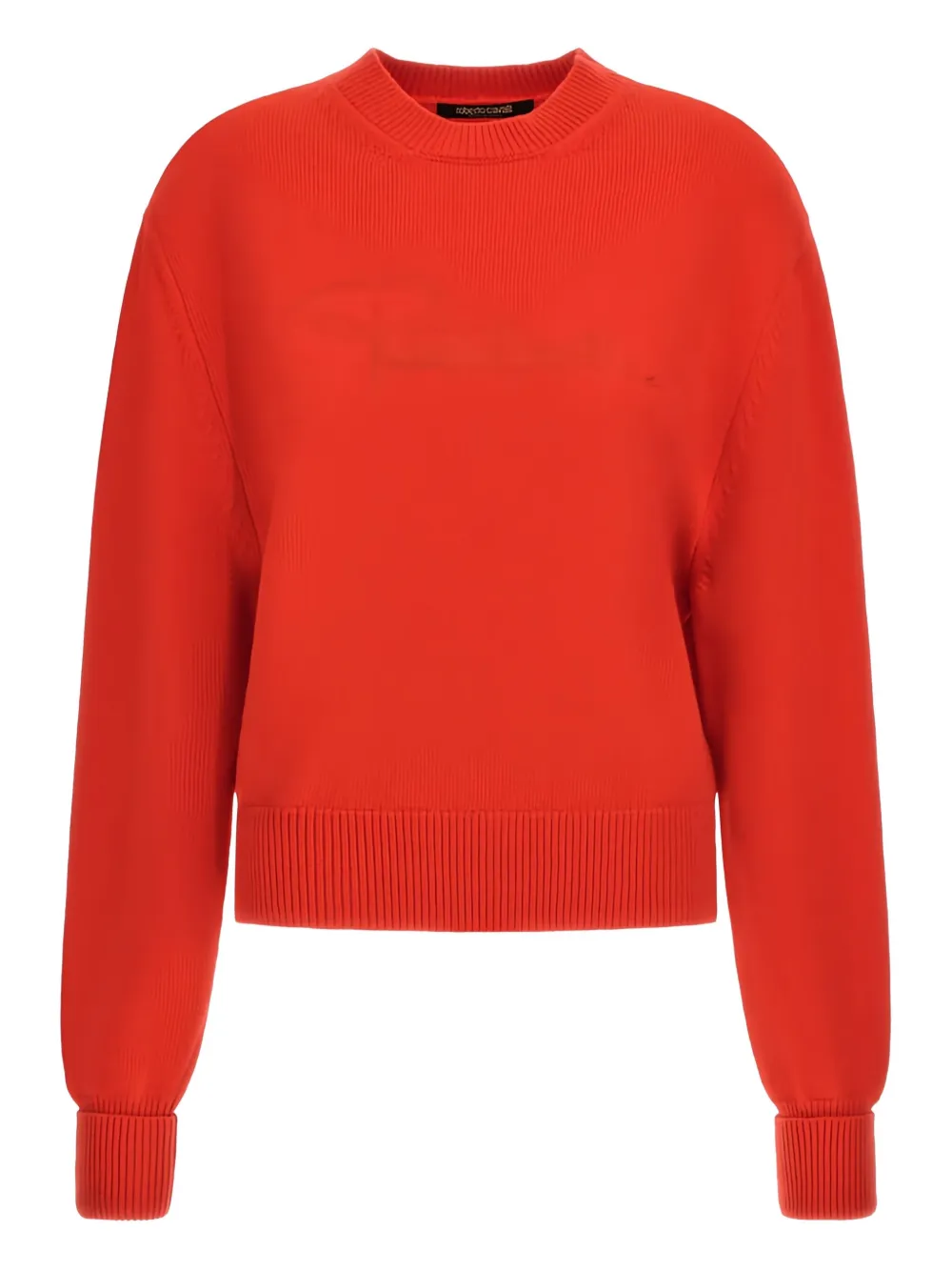 Roberto Cavalli embroidered logo sweater | Red | Image 1