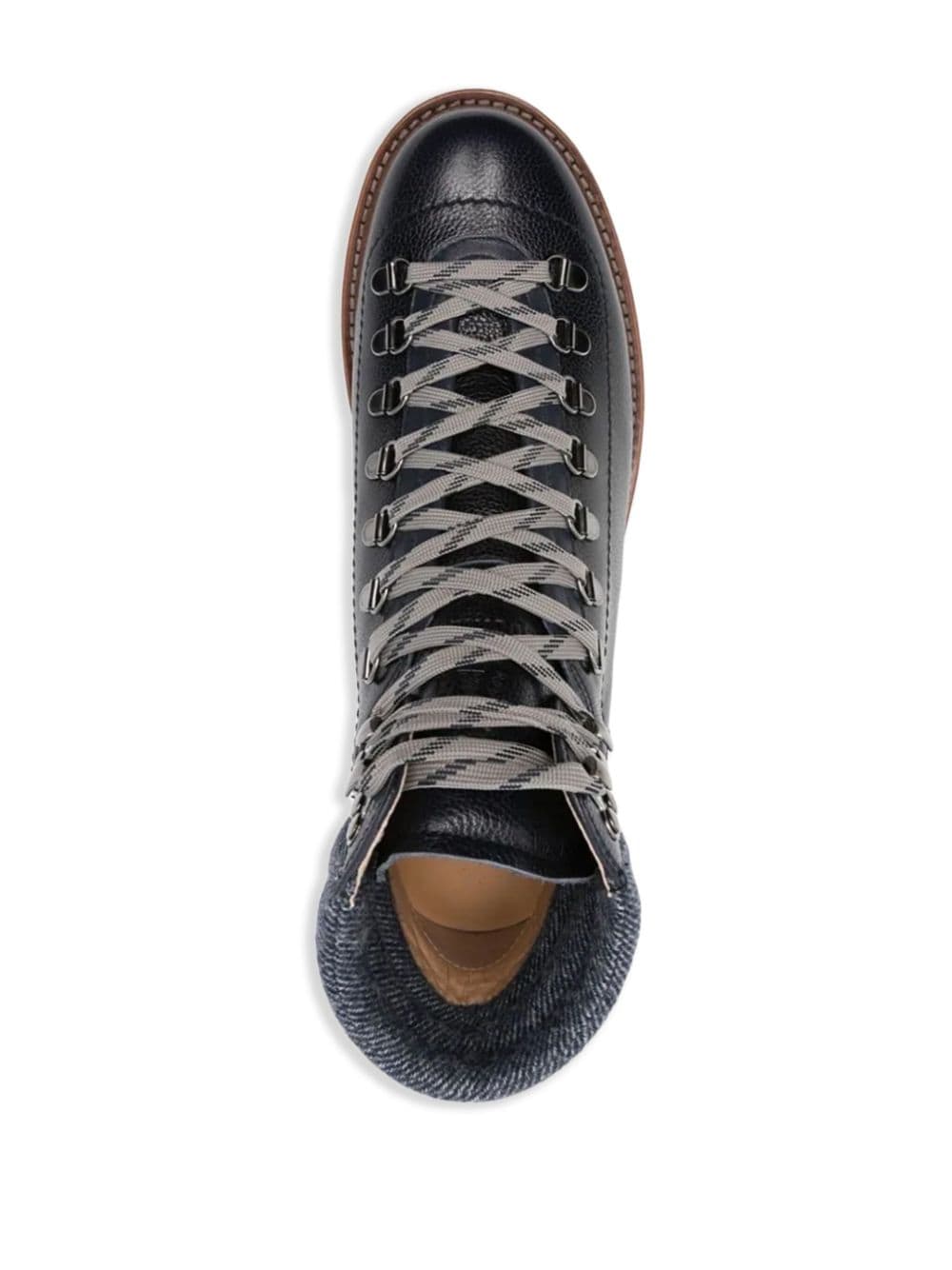 Brunello Cucinelli lace-up ankle boots Blue