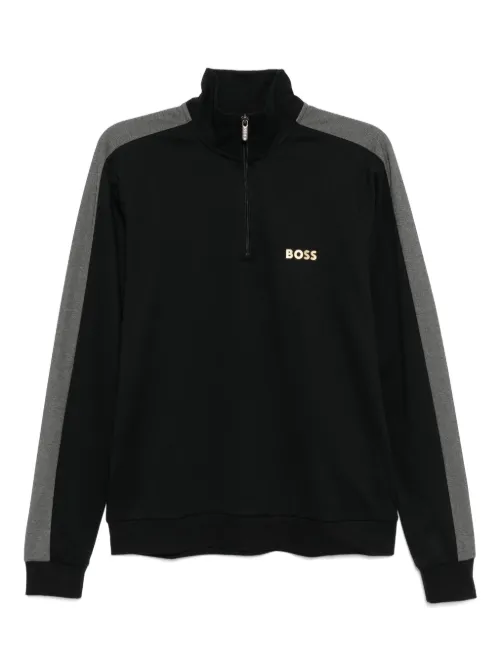 BOSS pull à logo imprimé - Noir - BOSS - Modalova