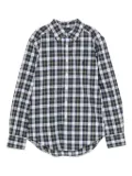 POLO RALPH LAUREN KIDS plaid-pattern shirt - Blue