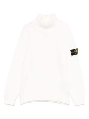 Stone Island Junior コンパスバッジ セーター | ニュートラル