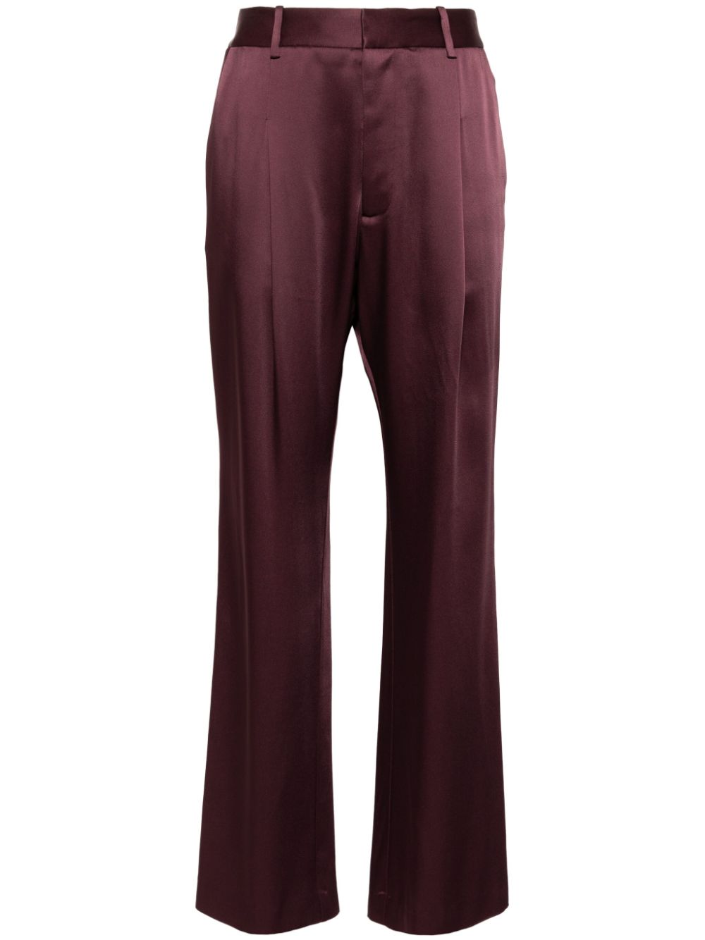 high-waisted trousers