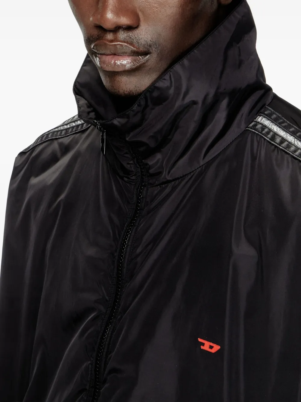 Diesel J-Caron trainingsjack Zwart
