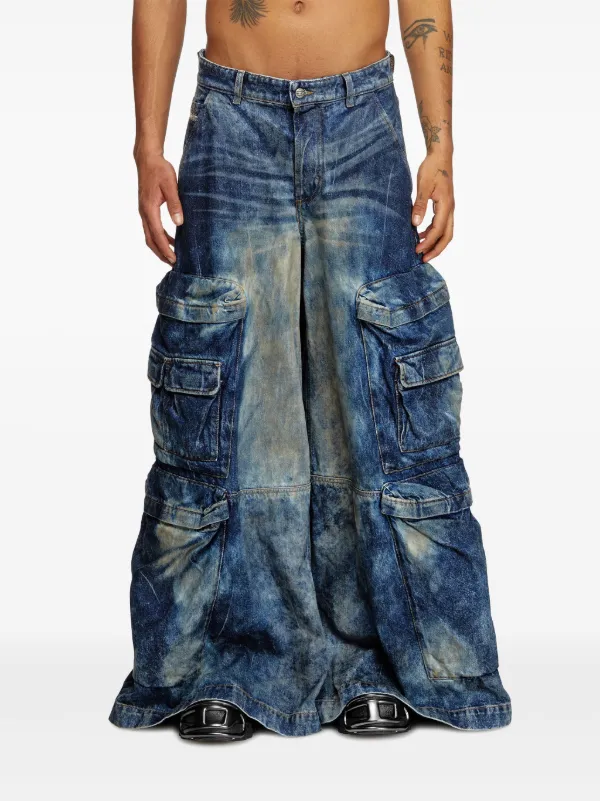 Diesel x Damiano David D-Giappo ジーンズ | ブルー | FARFETCH JP