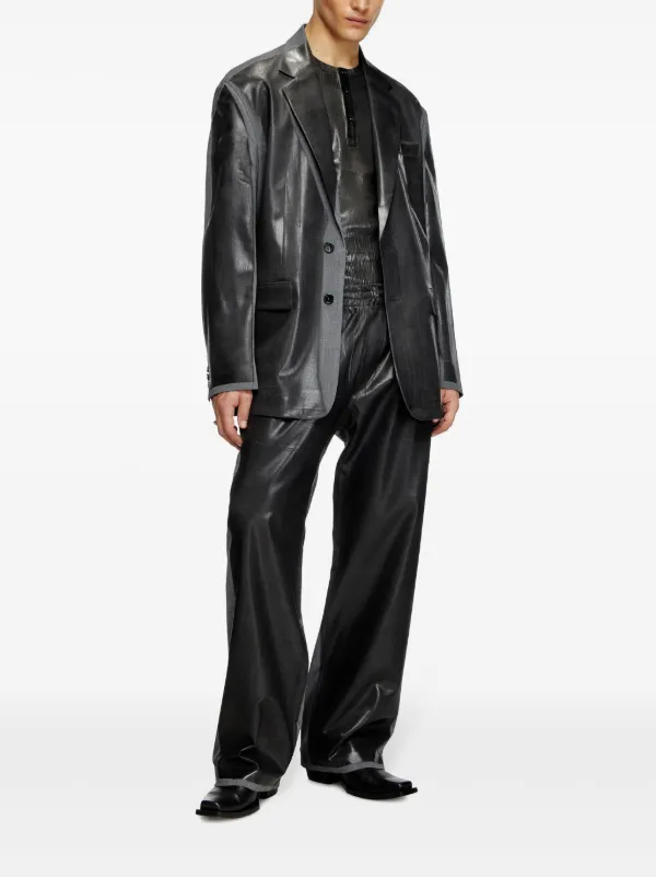 DIESELディーゼル　黒スーツ130 蝶ネクタイ付き Diesel x Damiano David J-Over Blazer | Black | FARFETCH OM