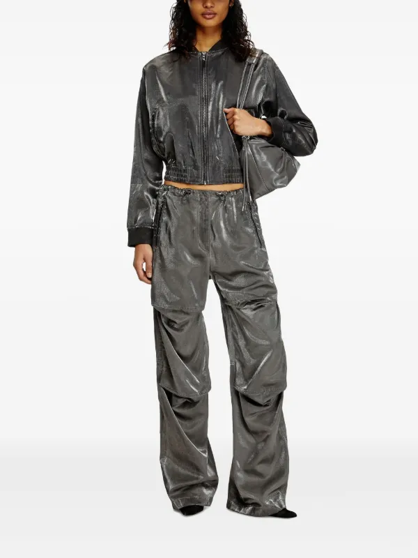 DIESEL Pキルレースタイトスタイルパンツ 【関税込】 Diesel P-Rodige パンツ | グレー | FARFETCH JP