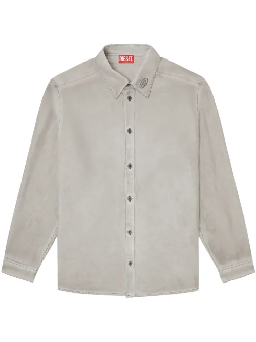 Diesel chemise S-Leon - Gris - Diesel - Modalova
