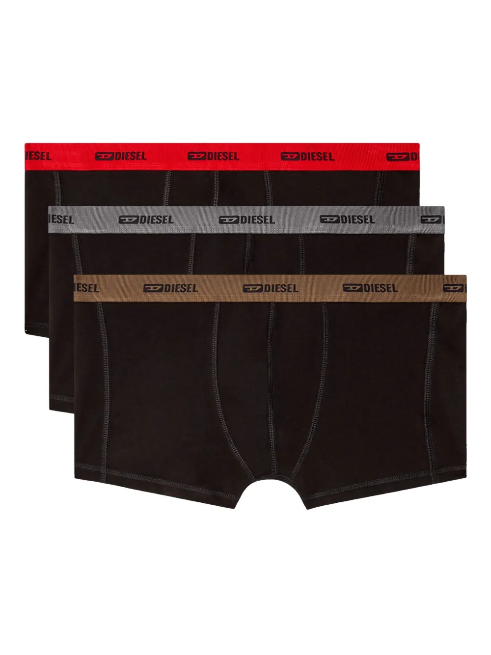 Diesel Drie Damien boxershorts Zwart