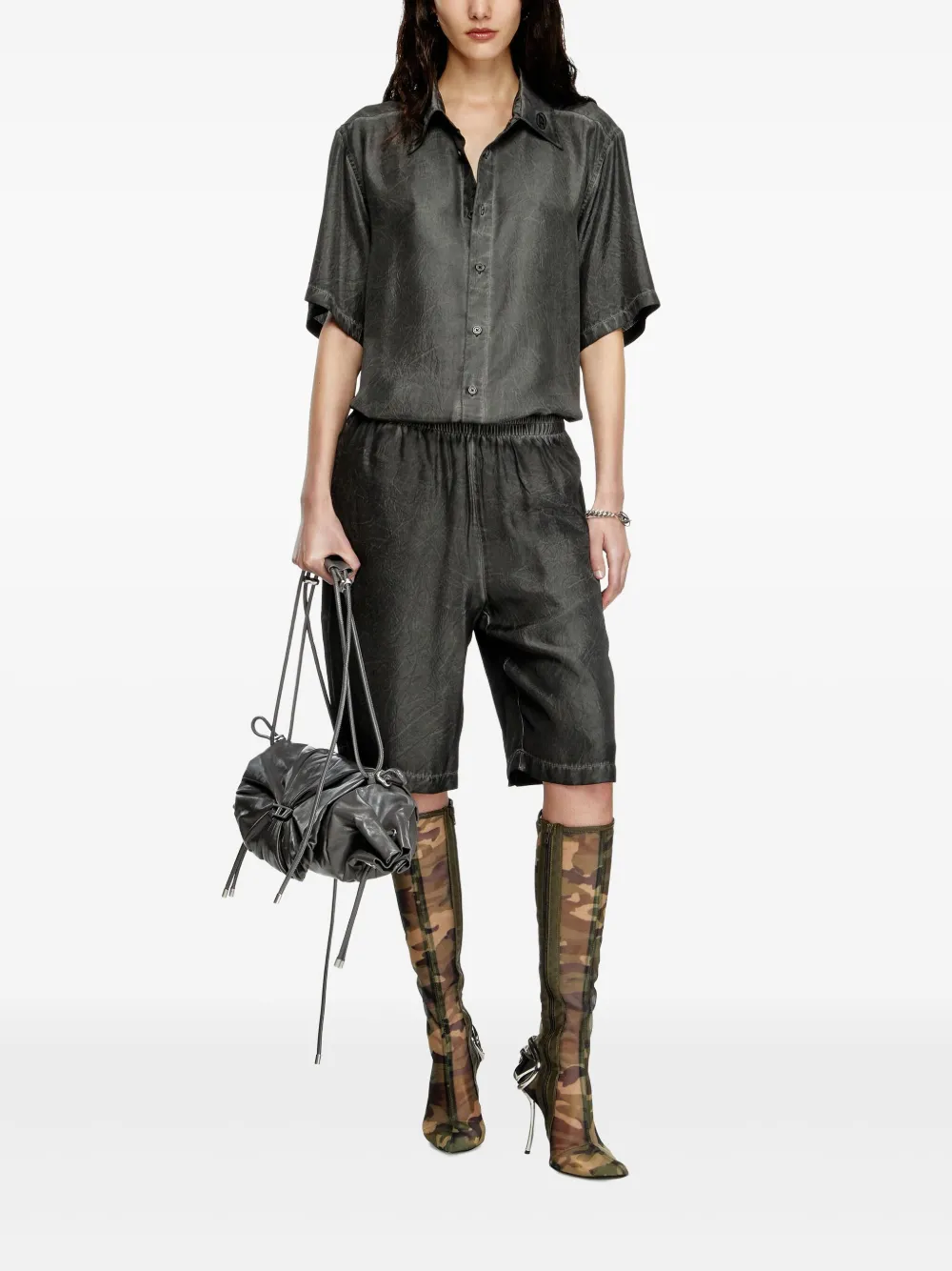 Diesel S-Leon shirt Zwart