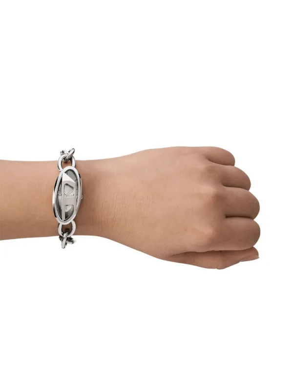 Diesel D-Era two-hand Stainless Steel Watch | Silver | FARFETCH ID
