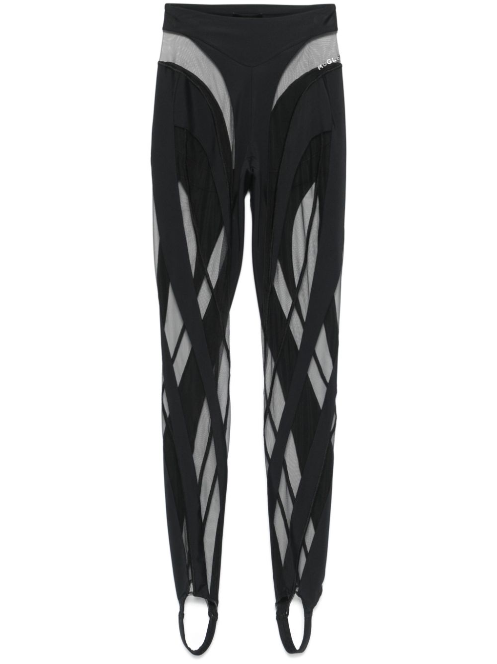 Mugler Spiral leggings - Black