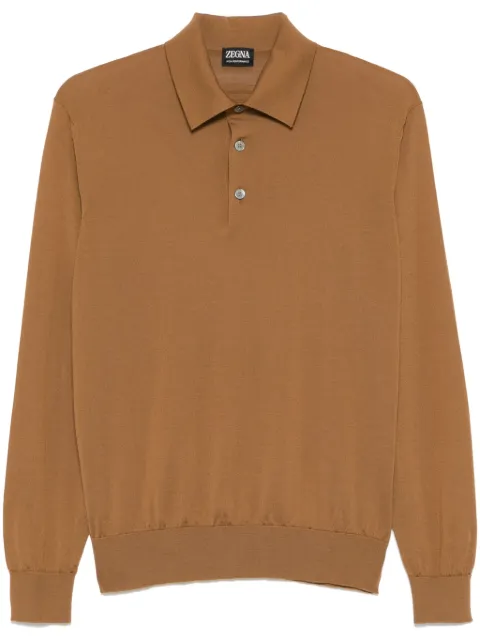 Zegna wool polo shirt