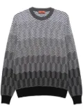 Missoni zigzag virgin wool sweater - Grey