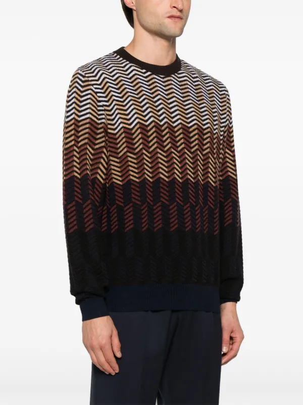Missoni ジグザグ バージンウールセーター | ブラウン | FARFETCH JP