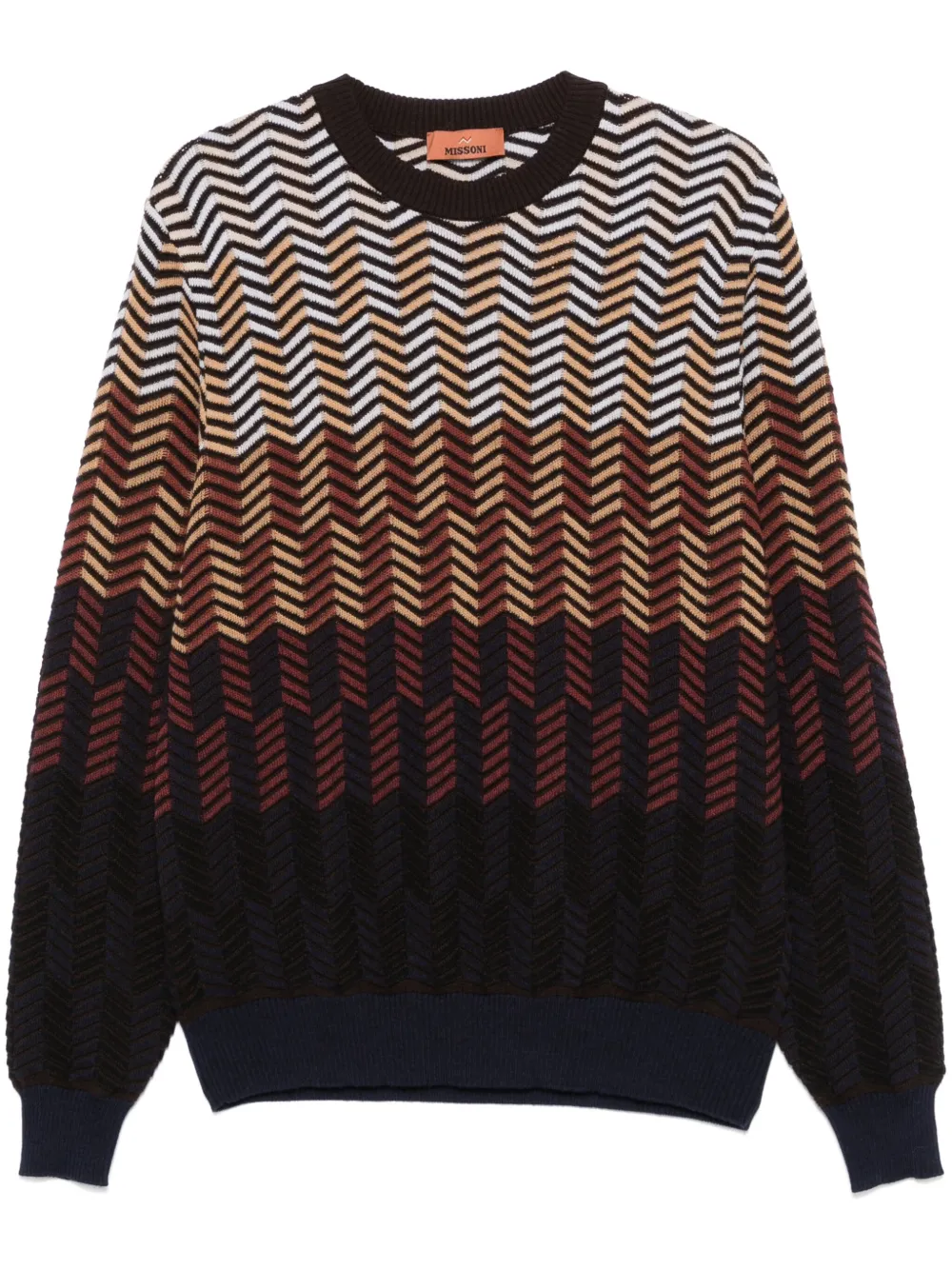 Missoni Maglione con motivo a zigzag | marrone | Image 1