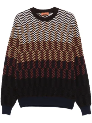 Missoni ジグザグパターン セーター | ブルー | FARFETCH JP