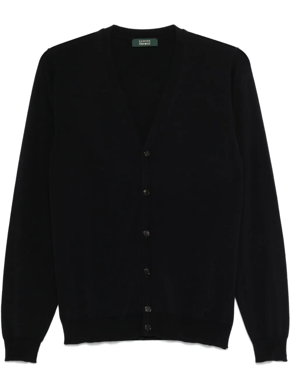 Zanone Vest met V-hals Blauw