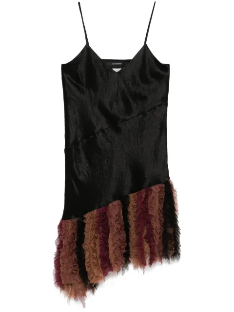Song For The Mute slip dress con detalle de gasa