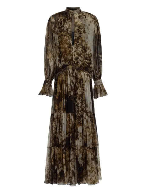 Roberto Cavalli Appaloosa-print maxi dress
