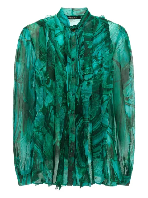Roberto Cavalli abstract-print shirt