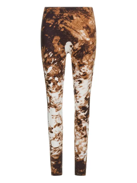 Roberto Cavalli leggins con estampado Appalosa