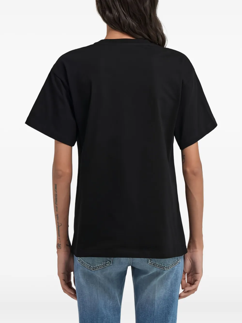 Roberto Cavalli Katoenen T-shirt Zwart