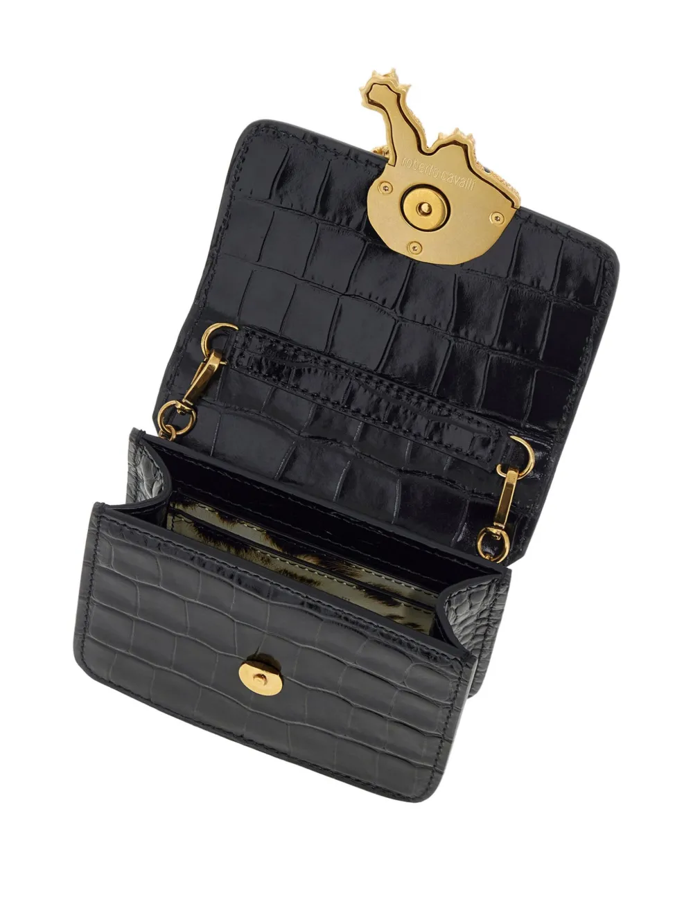 ROBERTO CAVALLI MINI ROAR CROSSBODY BAG 