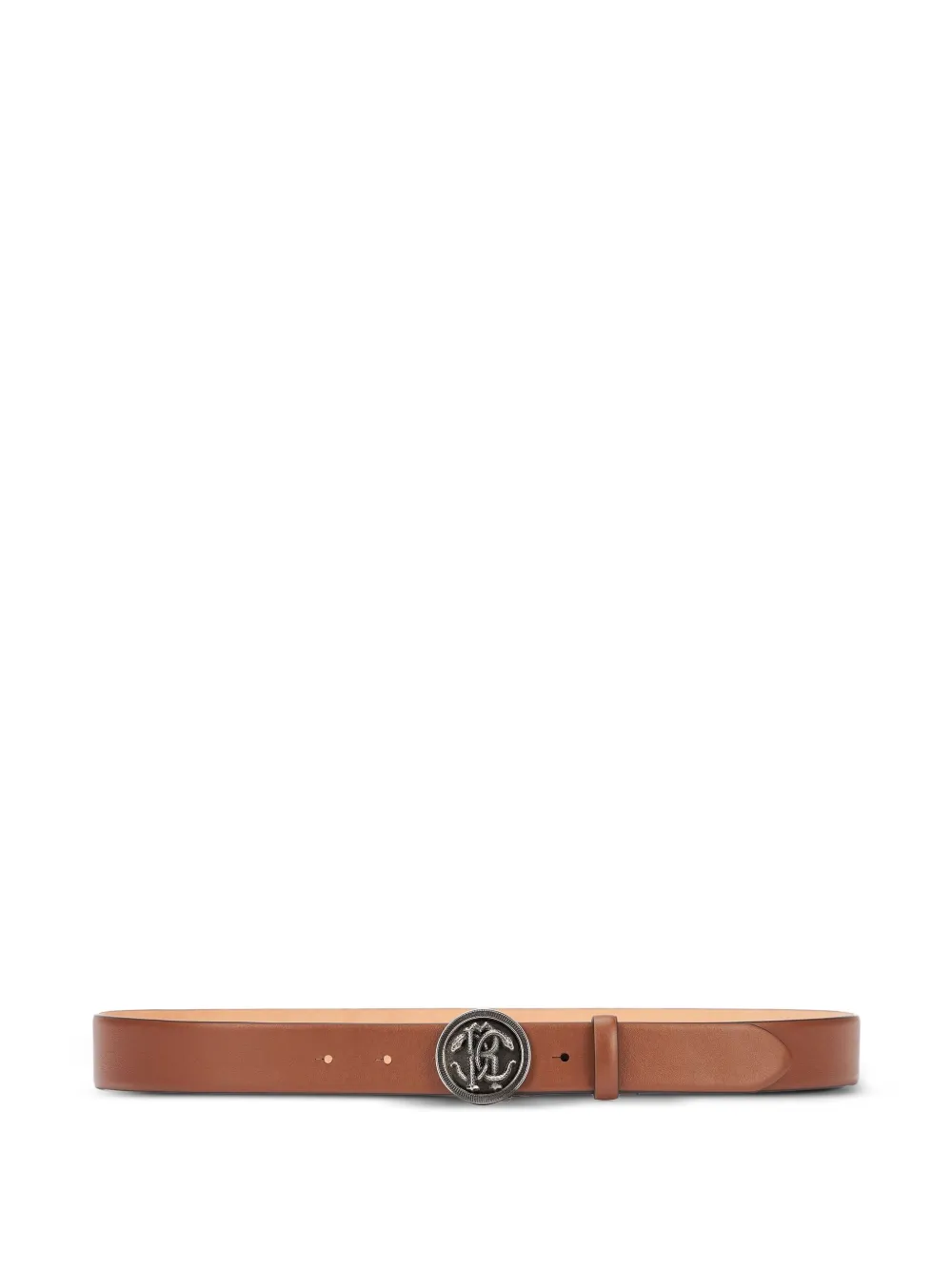 Roberto Cavalli snake-buckle leather belt | Brown | Image 1
