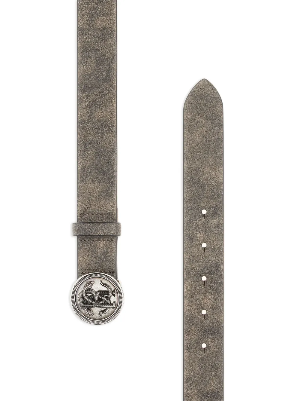 Roberto Cavalli logo circular-buckle belt | Image 2
